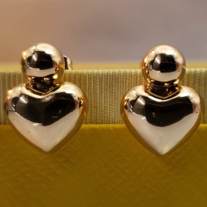 Aretes Corazón de Melón