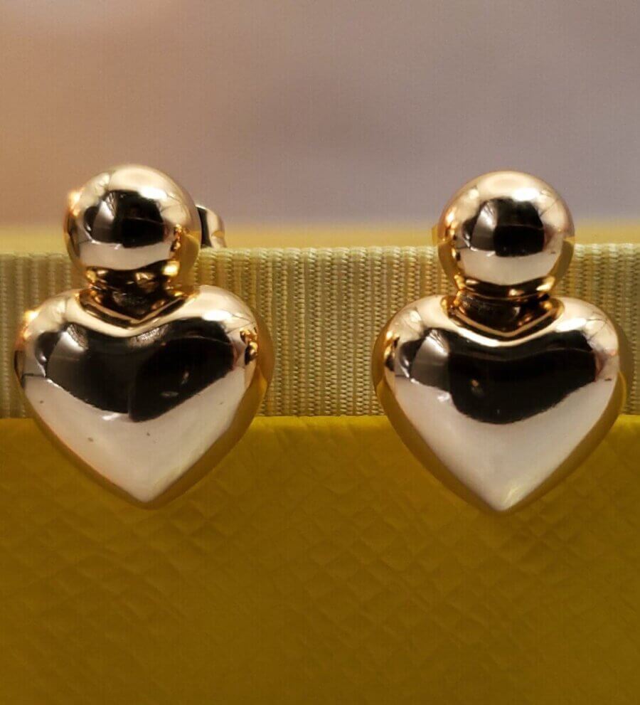 Aretes Corazón de Melón