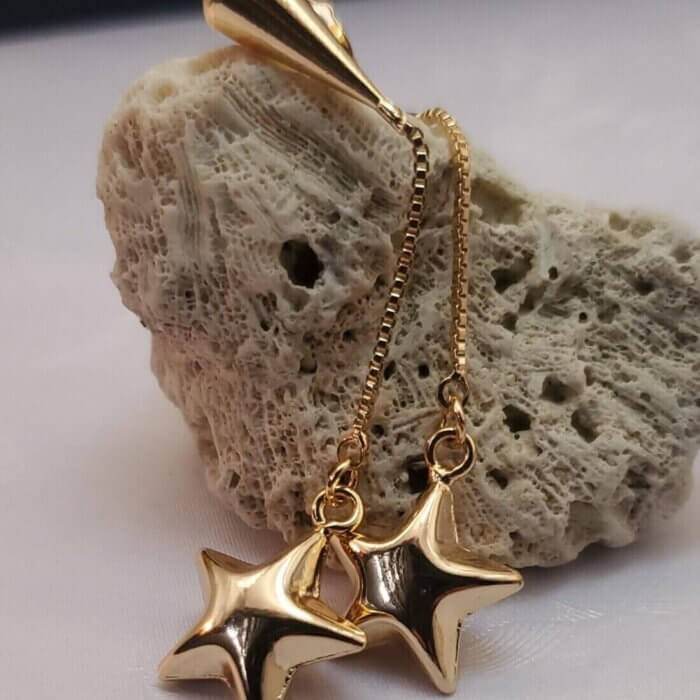 Aretes estrella fugaz