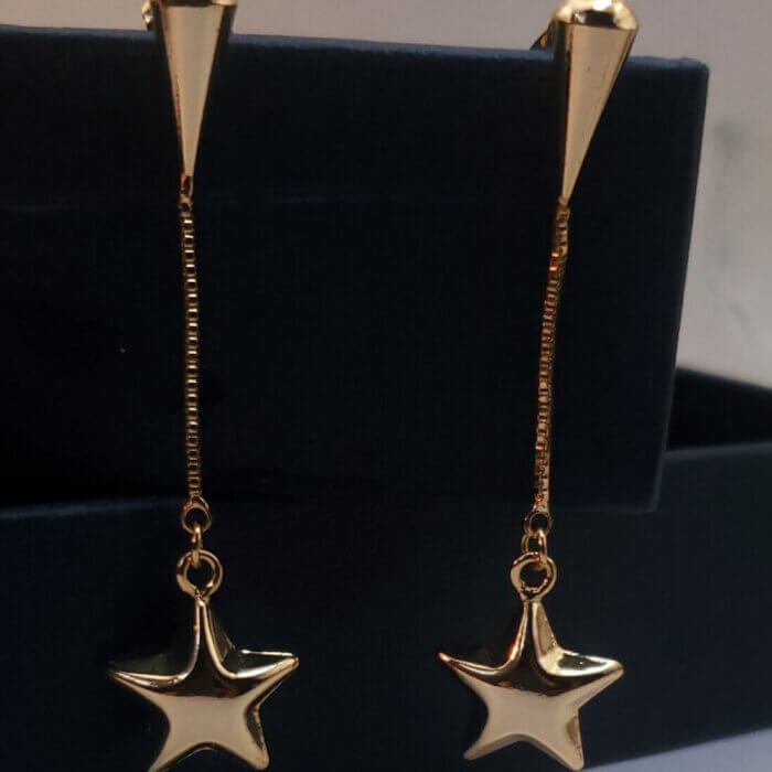 Aretes estrella fugaz