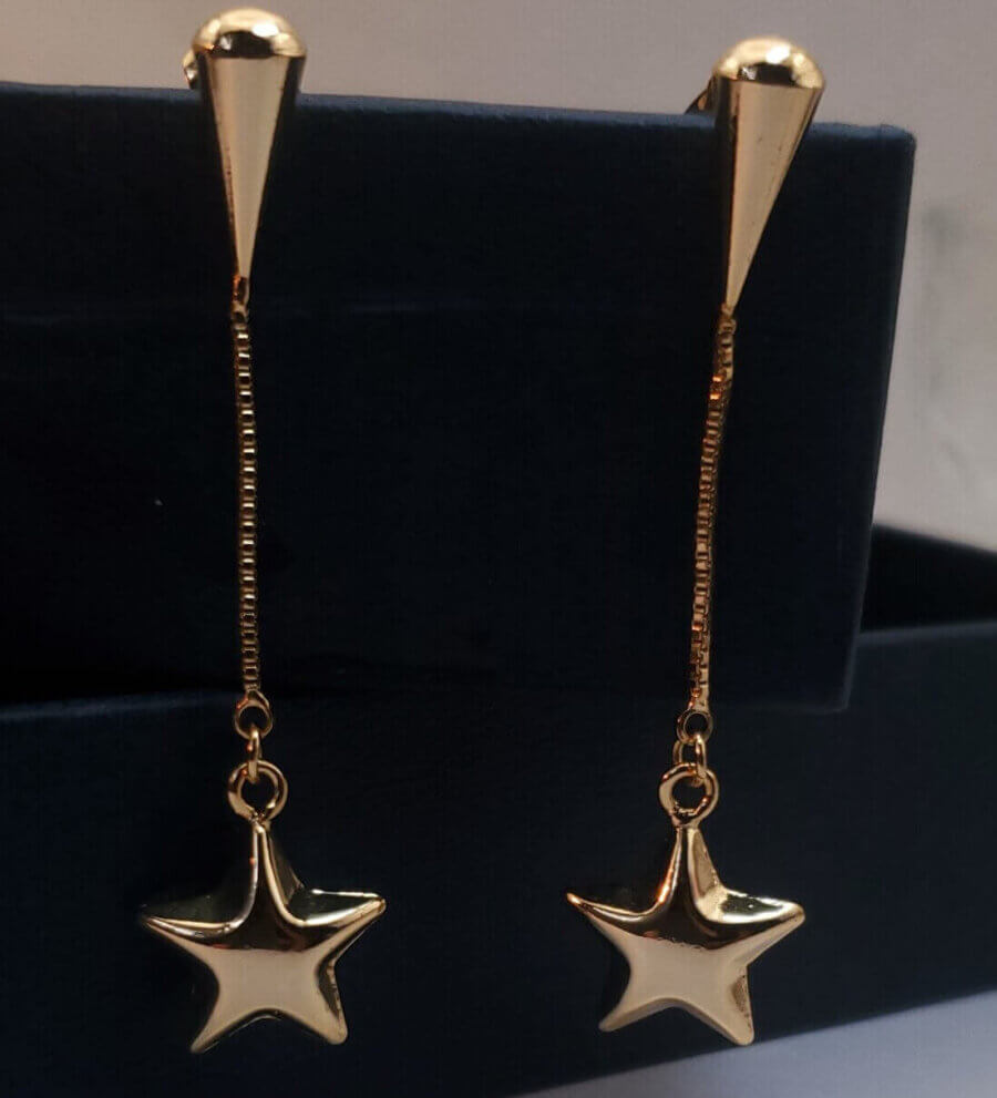 Aretes estrella fugaz